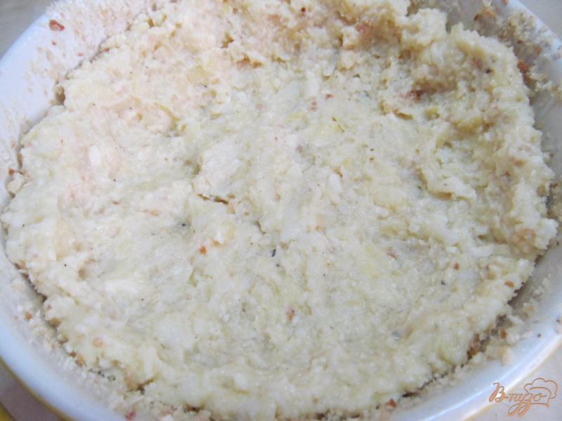 Фото приготовление рецепта: Картофельный пирог - запеканка шаг №9