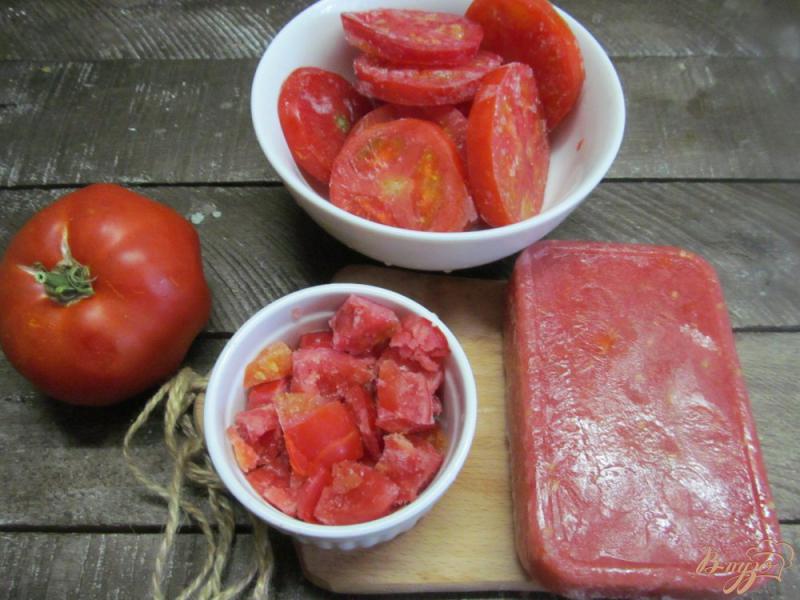 Фото приготовление рецепта: Замороженные помидоры шаг №10