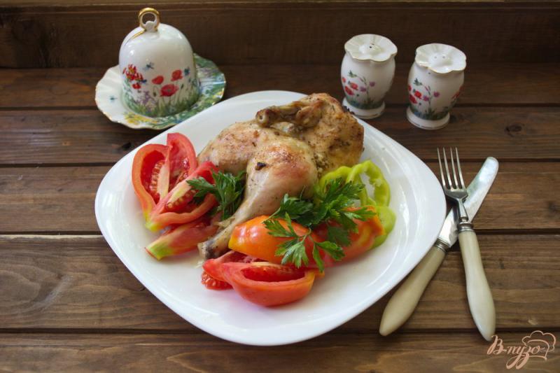 Фото приготовление рецепта: Курица в специях и чесноке ( в духовке) шаг №3