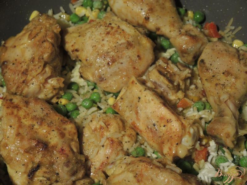 Фото приготовление рецепта: Курица в чатни с овощами шаг №6