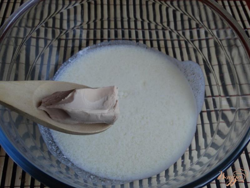 Фото приготовление рецепта: Дрожжевое тесто на кефире «Как пух» шаг №2