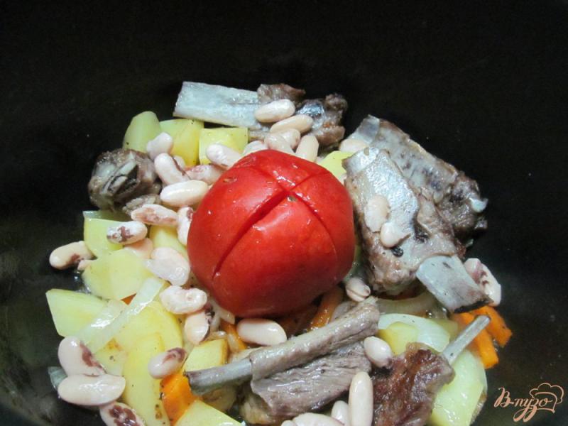 Фото приготовление рецепта: Свиные ребра с овощами и вином в мультиварке шаг №7
