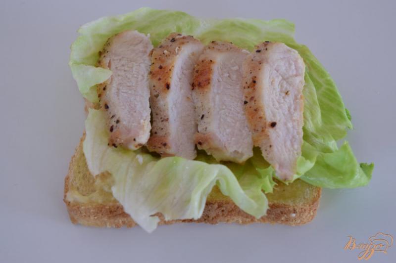 Фото приготовление рецепта: Клаб-сендвич шаг №6
