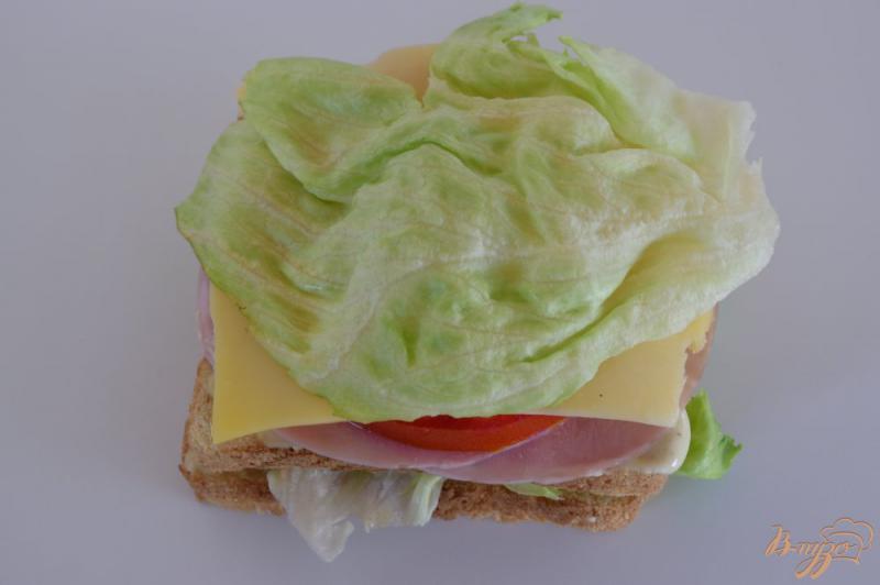 Фото приготовление рецепта: Клаб-сендвич шаг №10