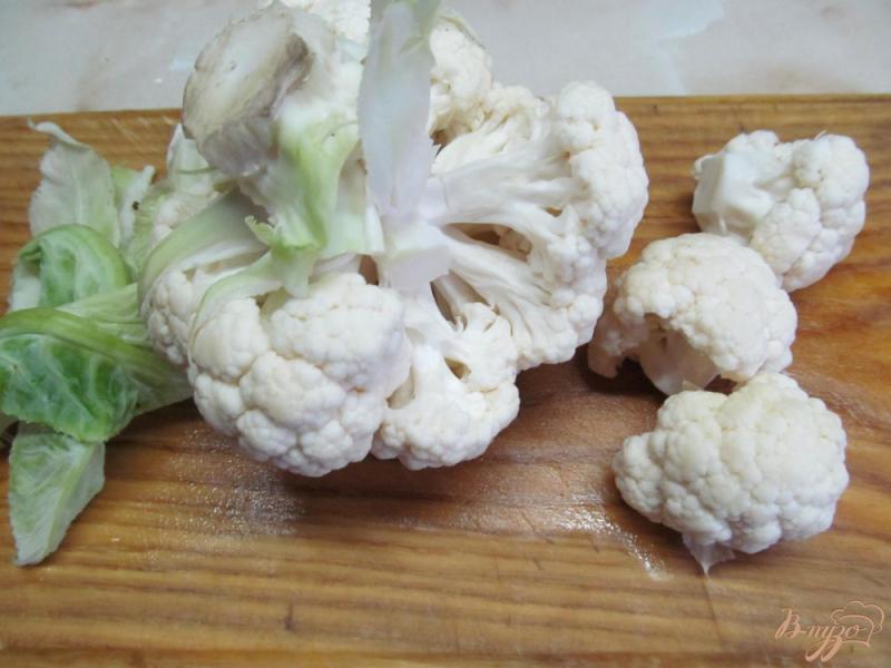Фото приготовление рецепта: Юшка картофельная с цветной капустой шаг №4