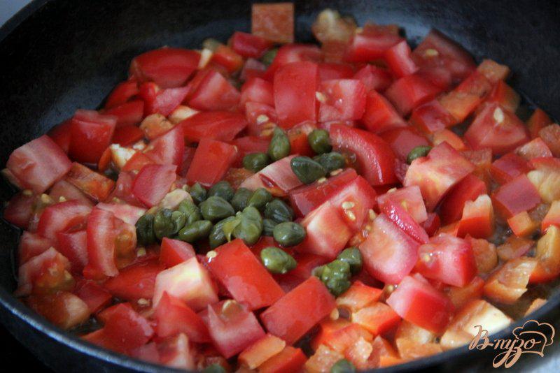 Фото приготовление рецепта: Теплый салат  в греческом стиле шаг №3