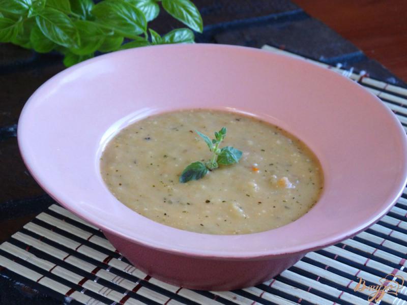 Фото приготовление рецепта: Суп-пюре из баклажанов со сливками шаг №10