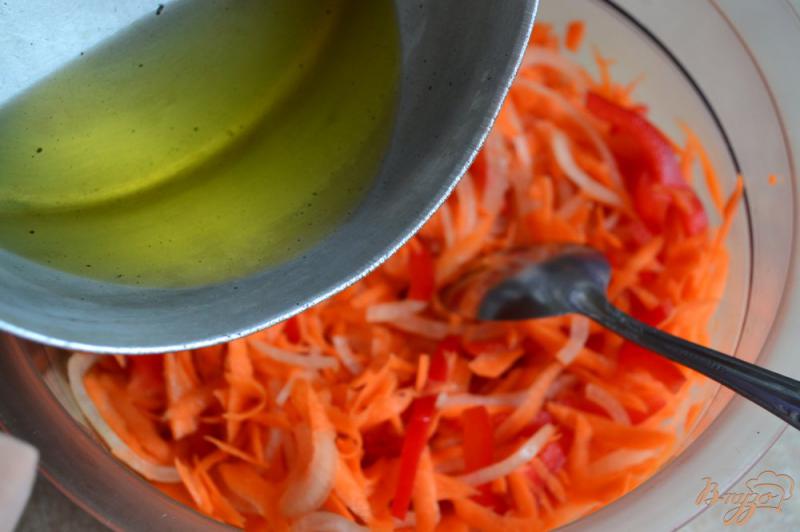 Фото приготовление рецепта: Морковный салат-гарнир шаг №3