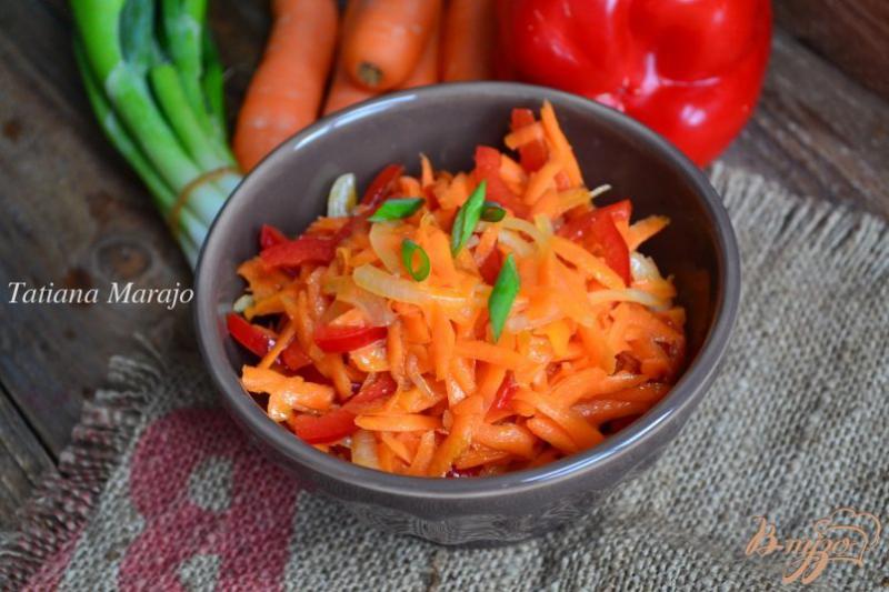 Фото приготовление рецепта: Морковный салат-гарнир шаг №4