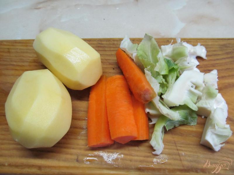 Фото приготовление рецепта: Карась с овощным пюре шаг №2