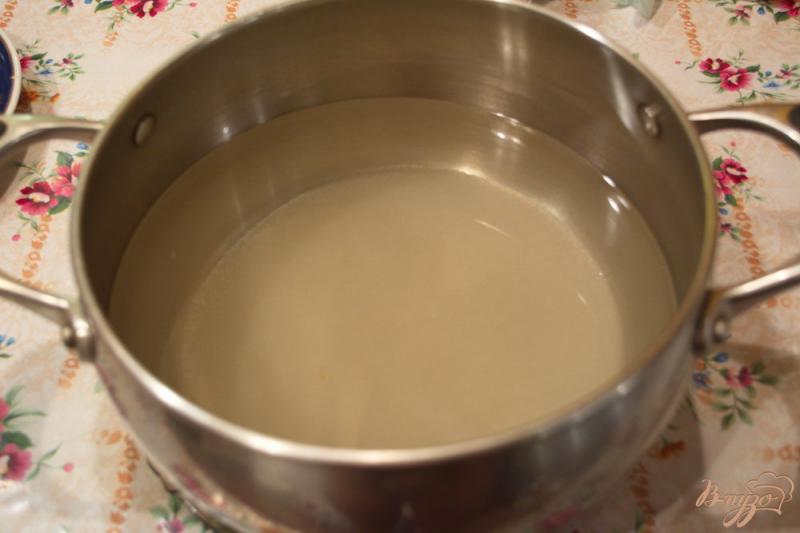 Фото приготовление рецепта: Маринованная слива с корицей и чесноком шаг №4