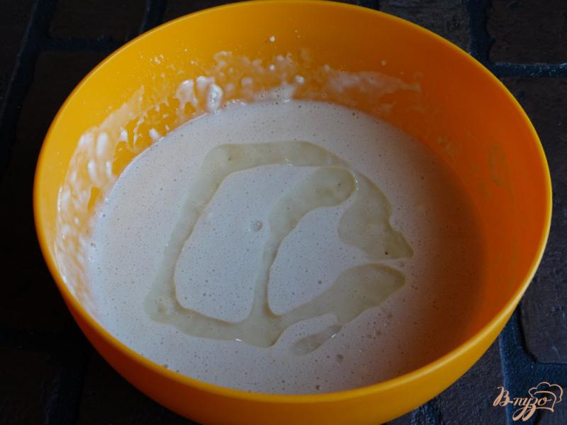 Фото приготовление рецепта: Заварные блины на йогурте шаг №6