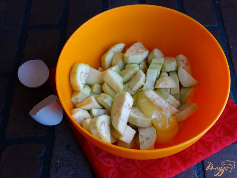 Фото приготовление рецепта: Заморозка баклажанов на зиму - 2 способа шаг №3
