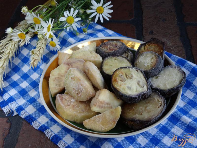 Фото приготовление рецепта: Заморозка баклажанов на зиму - 2 способа шаг №11