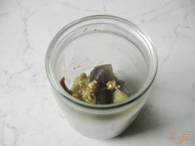 Фото приготовление рецепта: Маринованные баклажаны быстрого приготовления шаг №9