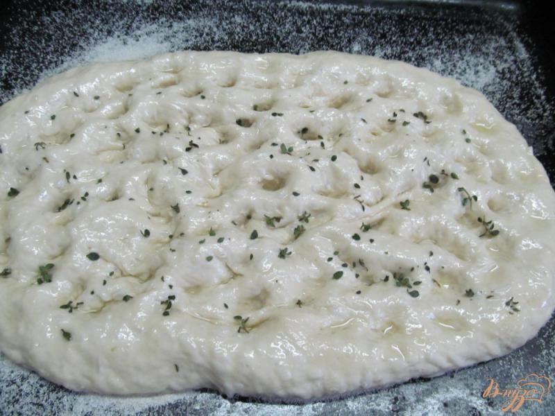 Фото приготовление рецепта: Домашний хлеб с варенным рисом и тимьяном шаг №6