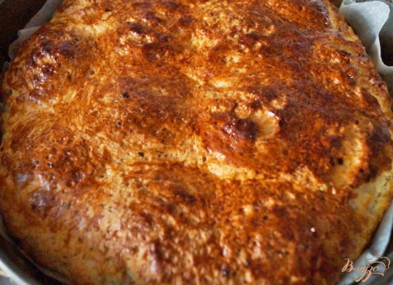 Фото приготовление рецепта: Сочный пирог с яблоками шаг №10