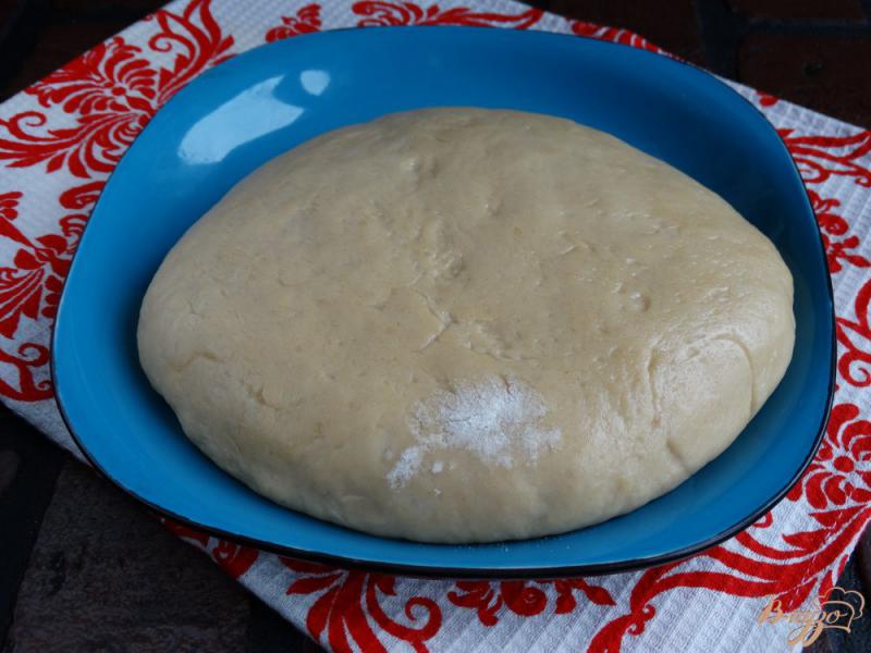 Фото приготовление рецепта: Жареные пирожки с ревенем и грушей шаг №4