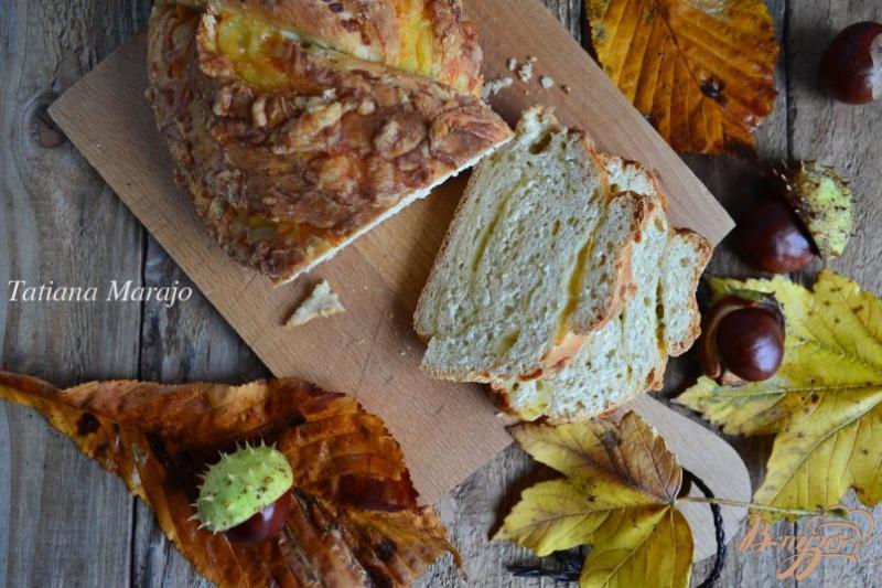 Фото приготовление рецепта: Овсяный хлеб с сыром шаг №9