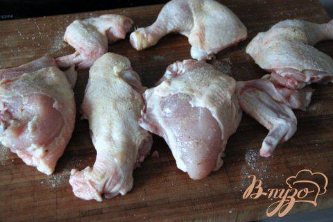 Фото приготовление рецепта: Курица с картофелем, в соусе от кипрского повара Христоса Христодулу шаг №1