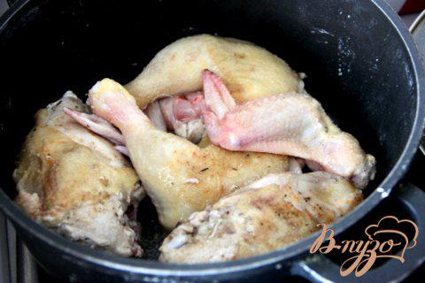 Фото приготовление рецепта: Курица с картофелем, в соусе от кипрского повара Христоса Христодулу шаг №2