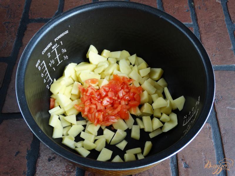Фото приготовление рецепта: Суп с тефтелями и овощами в мультиварке шаг №5