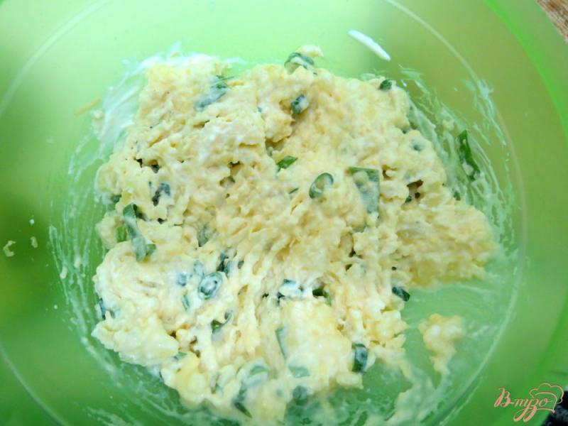 Фото приготовление рецепта: Картофель фаршированный сыром шаг №5