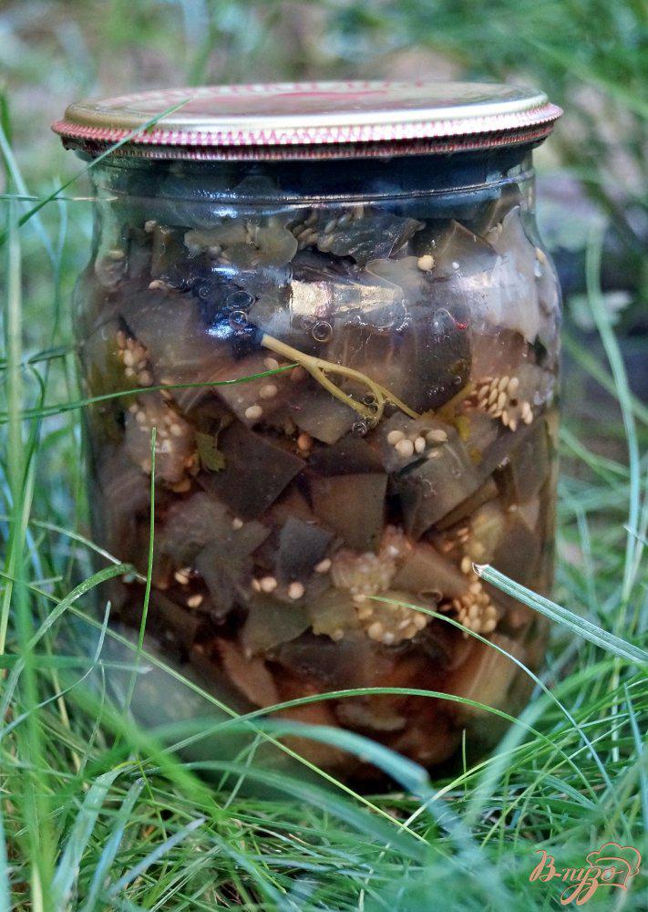 Фото приготовление рецепта: Баклажаны как грибы на зиму шаг №7