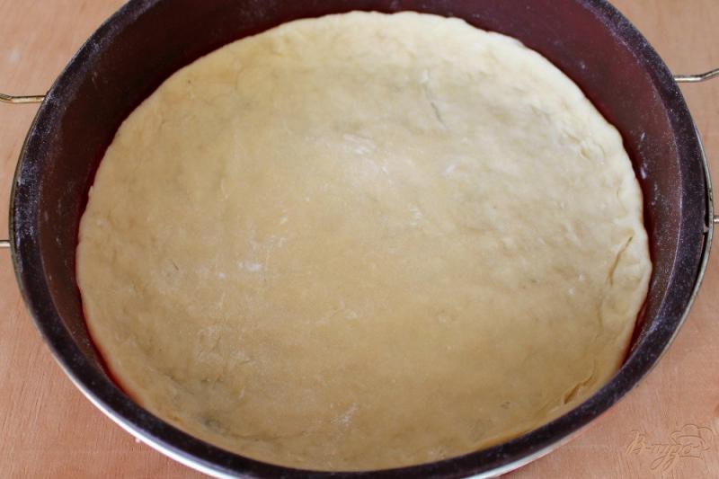 Фото приготовление рецепта: Пирог с творогом и тыквой шаг №5