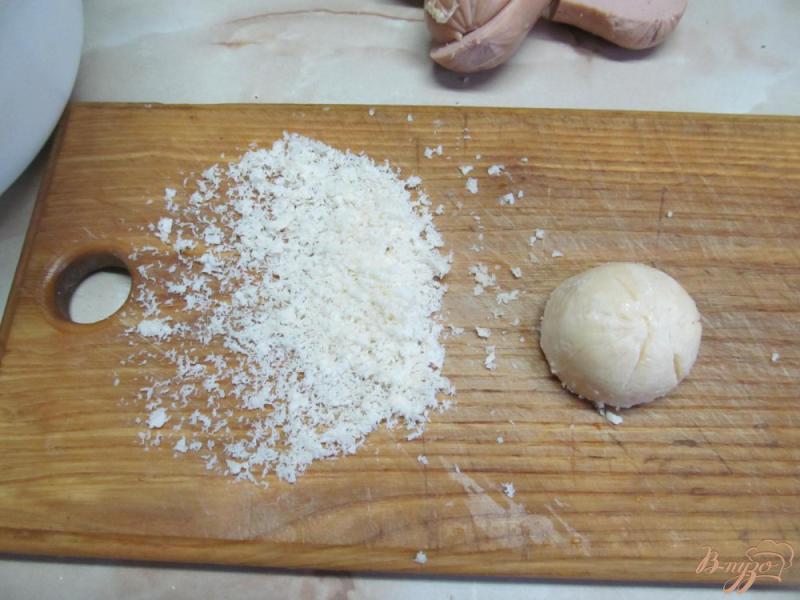 Фото приготовление рецепта: Картофельные зразы с сарделькой шаг №3