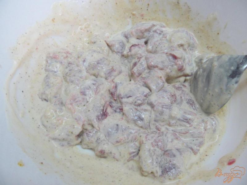 Фото приготовление рецепта: Ароматная говядина с карри шаг №4