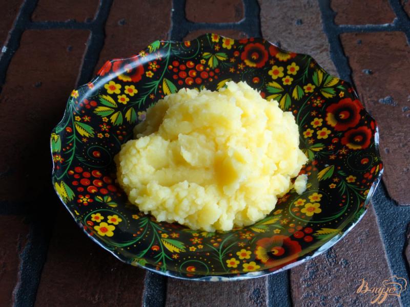 Фото приготовление рецепта: Картофельно-тыквенное пюре с шафраном шаг №8