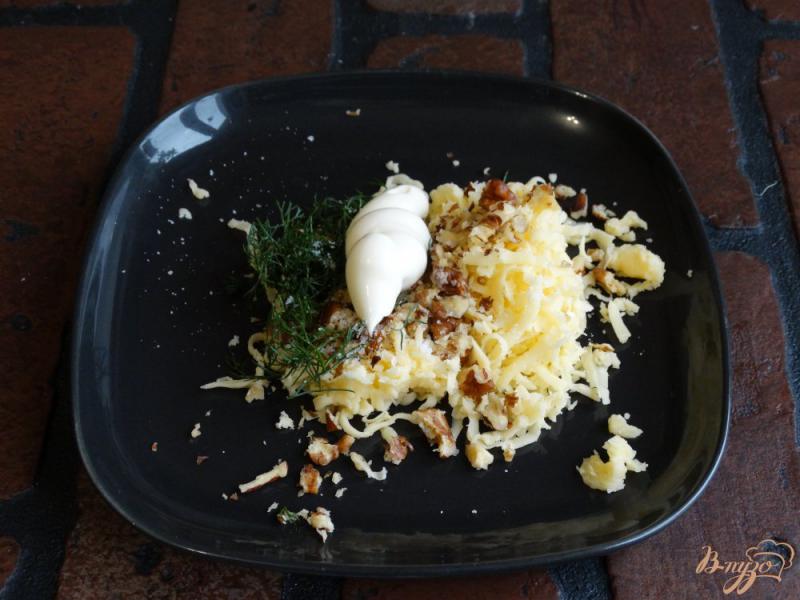 Фото приготовление рецепта: Закуска из баклажанов и инжира шаг №5