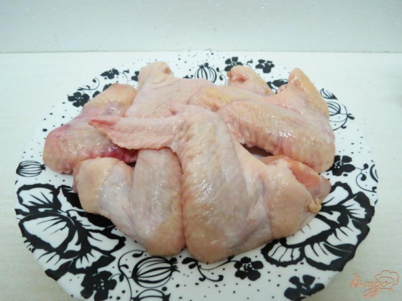 Фото приготовление рецепта: Крылья куриные в луково сметанном соусе шаг №1