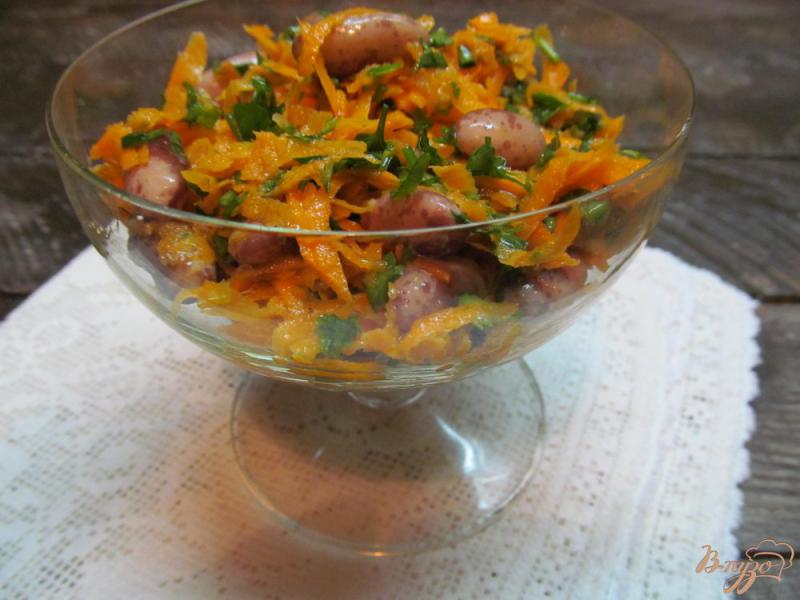Фото приготовление рецепта: Салат из фасоли с морковью шаг №4