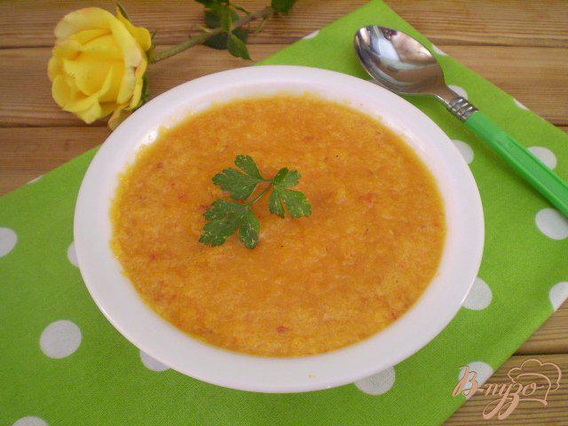 Фото приготовление рецепта: Суп из тыквы без варки шаг №5