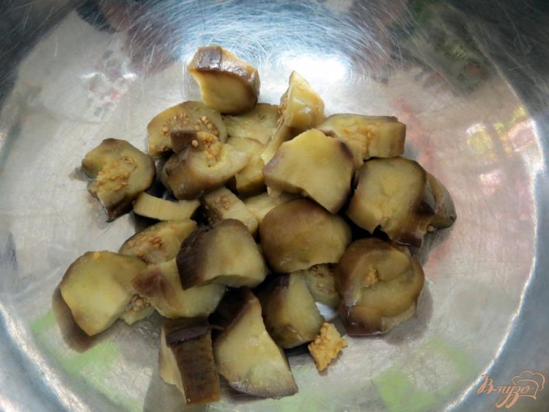 Фото приготовление рецепта: Салат овощной с грибами шаг №5