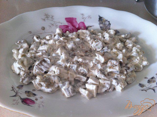 Фото приготовление рецепта: Закуска из баклажан с восточным мотивом шаг №8