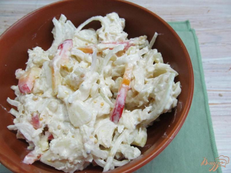 Фото приготовление рецепта: Салат из сельдерея и картофеля шаг №8