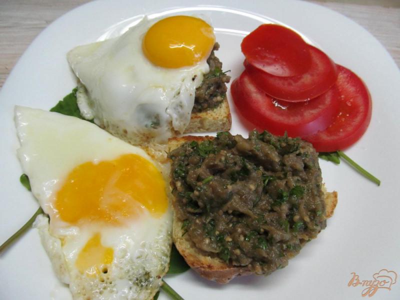 Фото приготовление рецепта: Бабагануш - намазка из баклажанов на завтрак шаг №8