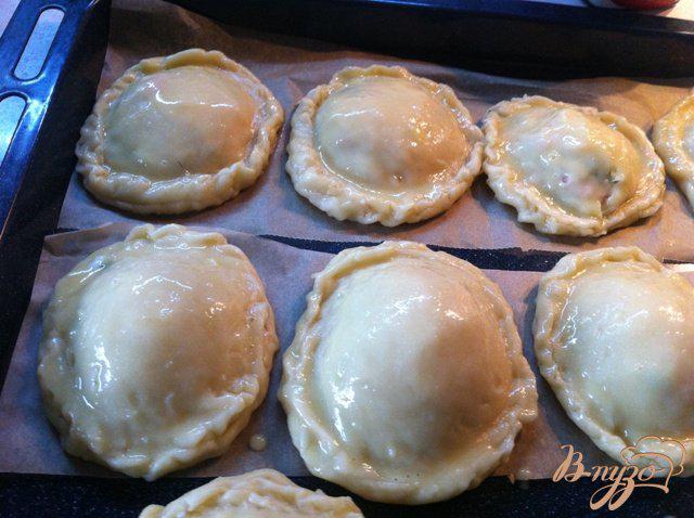 Фото приготовление рецепта: Пирожки из заварного теста с начинкой шаг №11