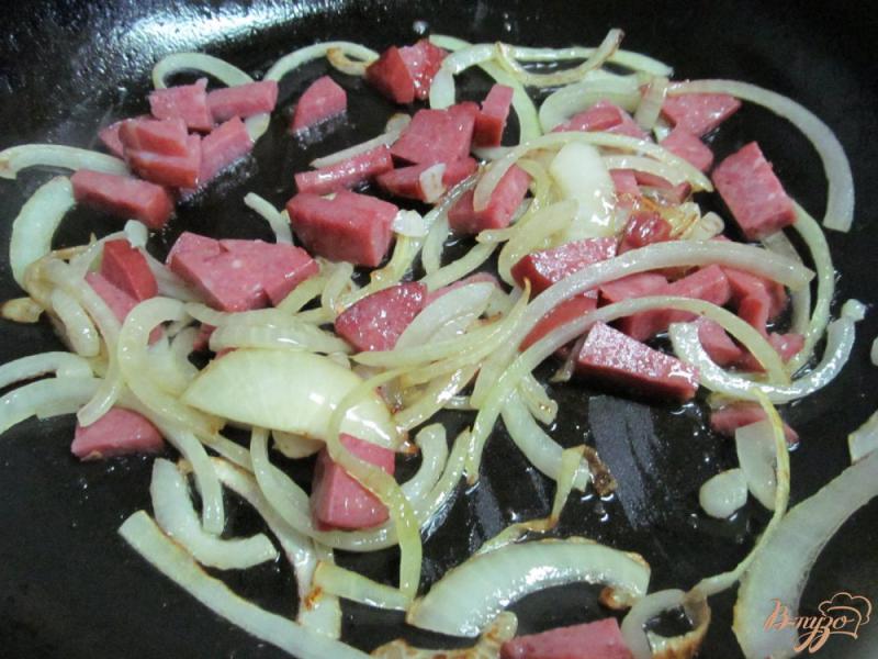 Фото приготовление рецепта: Теплый салат с тыквой и куриной печенью шаг №3