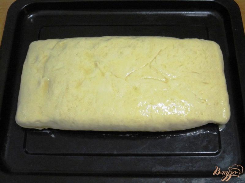 Фото приготовление рецепта: Пирог с копченой горбушей шаг №10