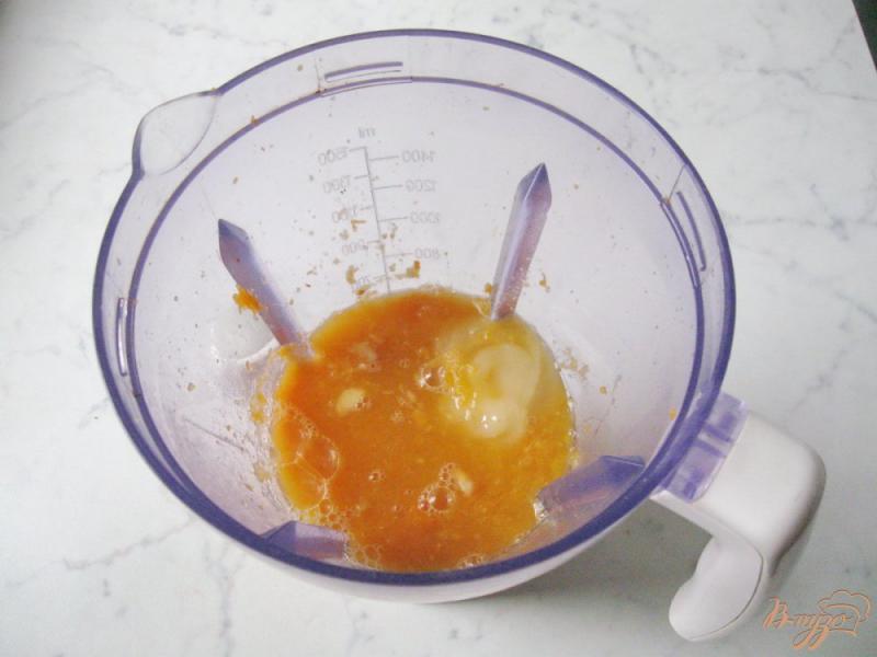 Фото приготовление рецепта: Смузи из тыквы, яблока и апельсина шаг №6