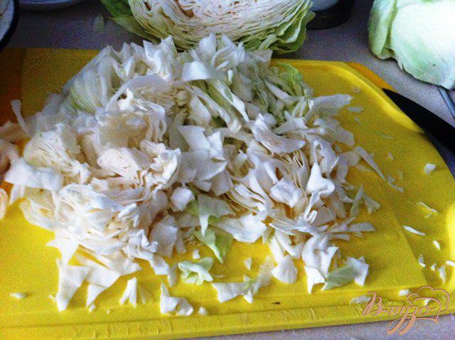 Фото приготовление рецепта: Салат из капусты со свежими овощами шаг №1
