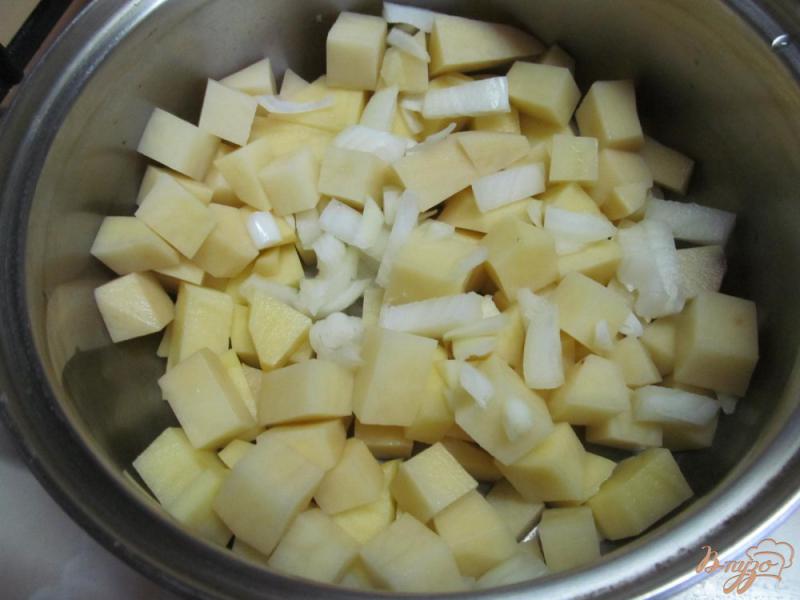 Фото приготовление рецепта: Картофельное пюре с пшеном шаг №1