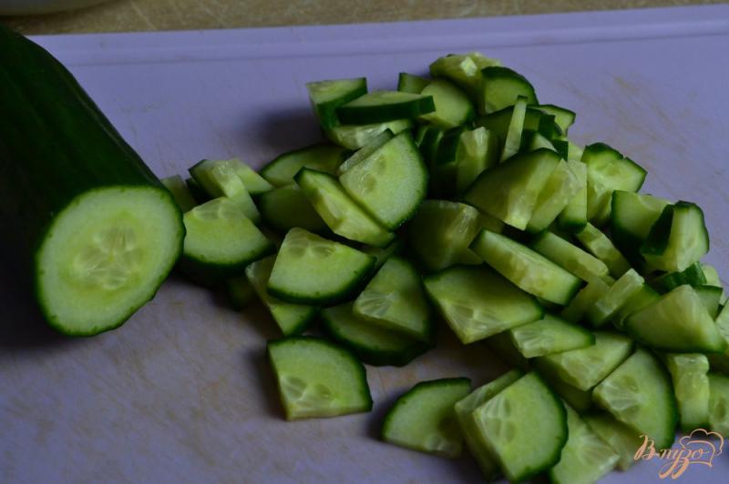 Фото приготовление рецепта: Салат из чечевицы с сардинами шаг №2