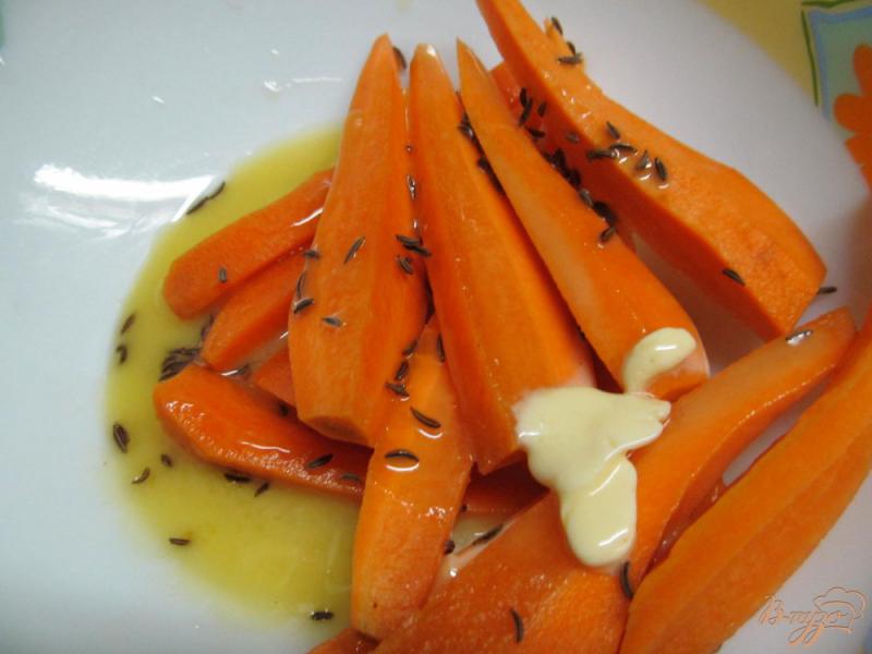 Фото приготовление рецепта: Запеченная морковь шаг №3