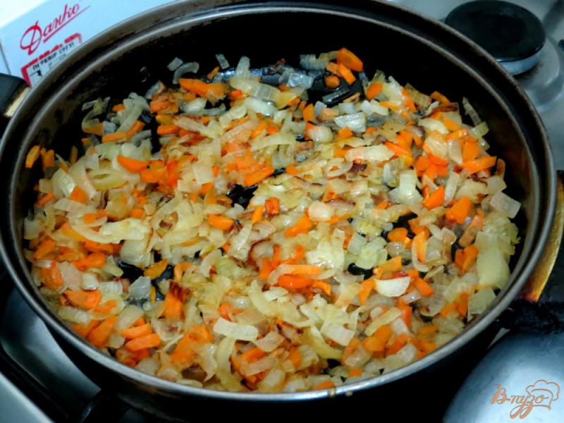 Фото приготовление рецепта: Баклажаны с овощами шаг №6