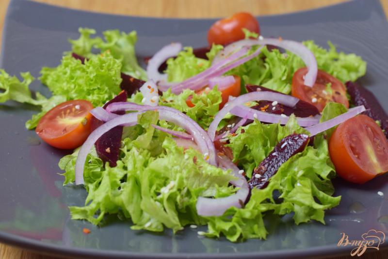 Фото приготовление рецепта: Салат  овощной по- критски шаг №6